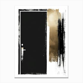 Black Door 1 Canvas Print