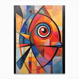 Fish Abstract Pop Art 1 Canvas Print