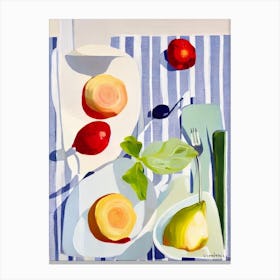 Endive 3 Tablescape vegetable Canvas Print