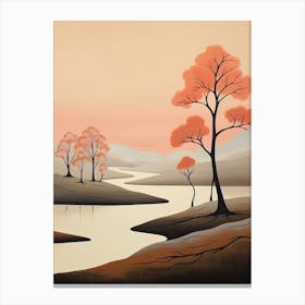 Minimalist Landscape 12 Canvas Print