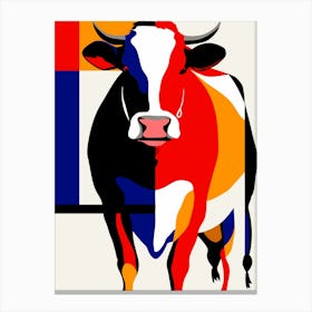 Cow colorful Canvas Print