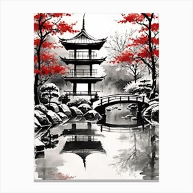 Japanese Pagoda 1 Canvas Print