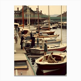 The Old Marina ~Reimagined 10 Canvas Print