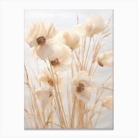 Boho Dried Flowers Poppy 3 Canvas Print