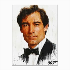 Timothy Dalton Is James Bond Canvas Print