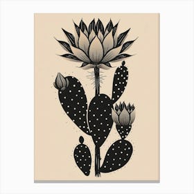 Cactus Flower Canvas Print