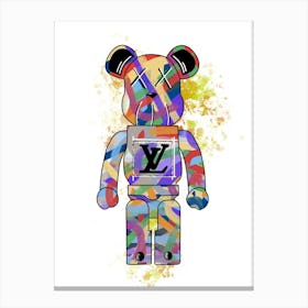 Louis Vu Bear Canvas Print