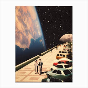 Space Promenade Canvas Print