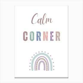 Calm Corner Canvas Print