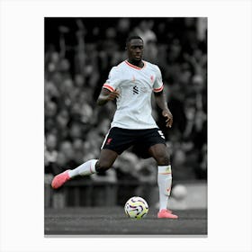 Ibrahima Konate Of Liverpool Canvas Print