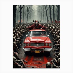 Devil'S Car Canvas Print