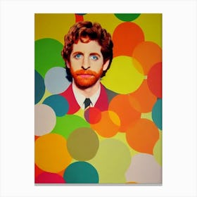 Seth Green Colourful Pop Movies Art Movies Canvas Print