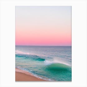 Cala Varques Beach, Mallorca, Spain Pink Photography 1 Canvas Print