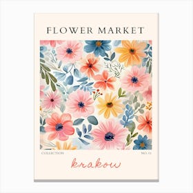 Flower Market 21 Canvas Print