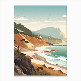 Great Ocean Walk Australia Hiking Trail Landscape Canvas Print
