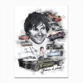 Jean Pierre Jarier Canvas Print