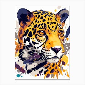 Jaguar Painting Canvas Print