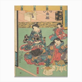Print 49 By Utagawa Kunisada Canvas Print