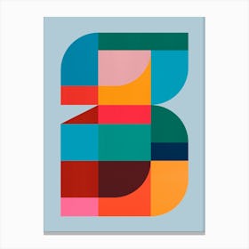 Modern and geometric 3 Canvas Print