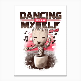 Dancing With Myself Canvas Print