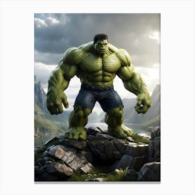 Incredible Hulk Canvas Print