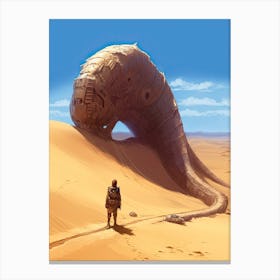 Dune Fan Art Ship Canvas Print