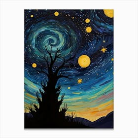 Starry Night 29 Canvas Print