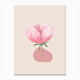 Pink Flower 1 Canvas Print