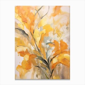 Fall Flower Painting Freesia 4 Canvas Print