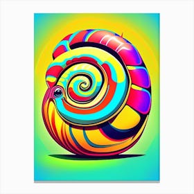 Nerite Snail 1 Pop Art Canvas Print