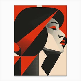 Woman'S Head 31 Canvas Print