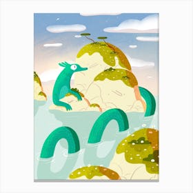 Loch Ness Cutie Canvas Print