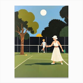 Tennis Court 2 Canvas Print