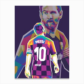 Goat Messi7 Canvas Print