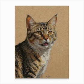 Tabby Cat 1 Canvas Print