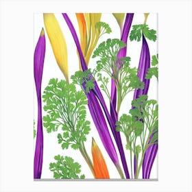 Parsley Root Marker vegetable Canvas Print