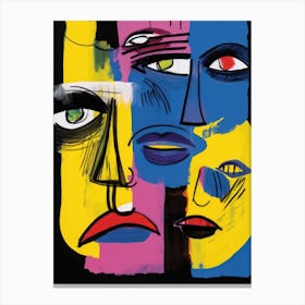 'Faces' 1 Canvas Print