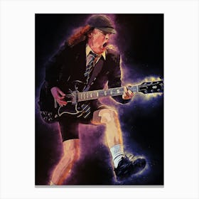 Spirit Of Angus Young Canvas Print