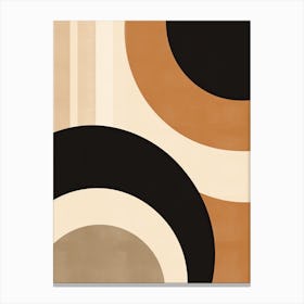 Bergisch Gladbach Balance, Geometric Bauhaus Canvas Print
