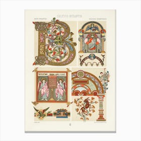 Celtic Byzantine Pattern, Albert Racine Canvas Print