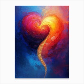 Heart Of Gold 7 Canvas Print