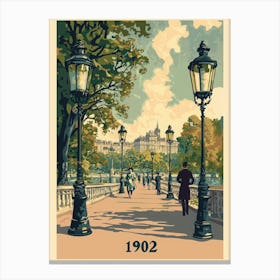 Aihrgdesign A Vintage Poster Of A Serene City Park In 1902 Fe 69e68d81 A22a 4654 A63a 31ffbc95dc47 3 Leinwandbilder