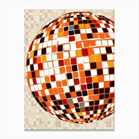 Disco Ball Vector 3 Canvas Print