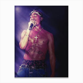 Superstars Of Tupac Shakur Live At China Club Chicago Canvas Print