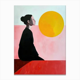'Sunrise', Minimalism 2 Canvas Print