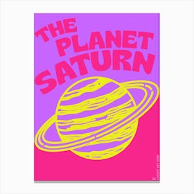 The Planet Saturn Canvas Print