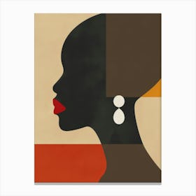 Woman'S Face 131 Canvas Print