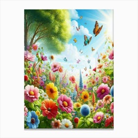 Flower Garden 6 Canvas Print