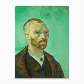 Van Gogh - Self Portrait (Dedicated To Paul Gauguin) Canvas Print