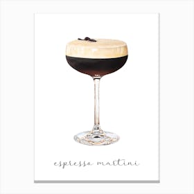 Espresso Martini Canvas Print